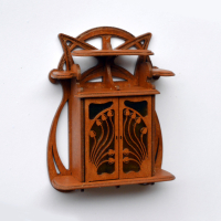 Art Nouveau Wandkast